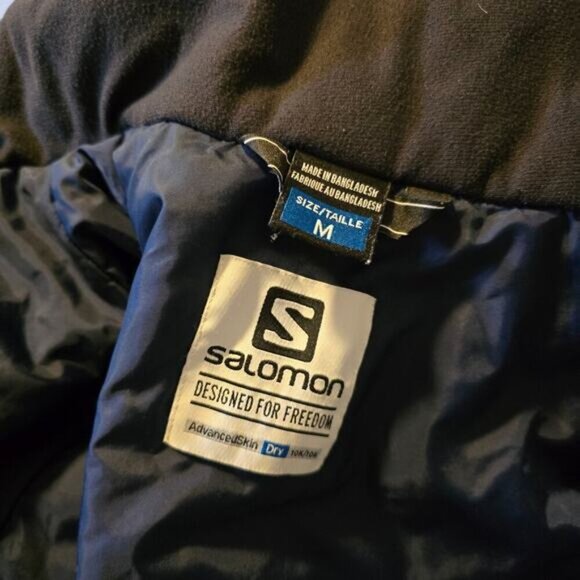 Salomon Icerocket Ski Jacket in Acid Lime/Night Sky - Size Medium - Picture 9 of 9